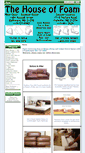 Mobile Screenshot of house-of-foam.com